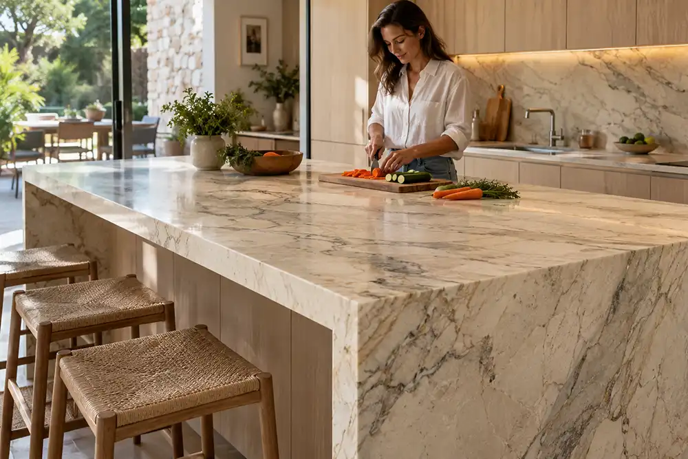 Superfícies inspiradas em pedra natural: 5 formas de usar em casa